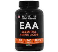 Bandini® EAA Essential Amino Acids 240 Tablets - All 9 Aminoacids - Intra Pre & Post Workout - EAAs to Build and Repair Muscle & Promotes Recovery - 48 Servings - High in Leucine and Vegan Friendly