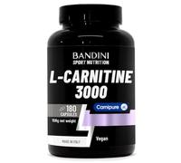 Bandini® L-Carnitine 3000, 180 Capsules High Dose Carnipure® (4 per Day)