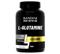Bandini® L-Glutamine 120 Capsules - L-Glutamine Semi-Essential Amino Acid | | Muscle Support for High-Intensity Exercise, Gym, and Sports - Glutamine 750mg per capsule - 100% Vegan