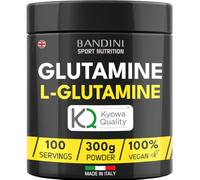Bandini® L-Glutamine Powder | 3000 mg Pure Kyowa® Quality Glutamine per Dose | Vegan Amino Acid Produced Through Fermentation | Muscle Strength & Recovery, Boosts Immune System | 300 g/100 Servings