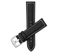 Bandini Mens Leather Watch Band Strap - Tone-on-Tone Stitching - 4 Colors - 18mm, 20mm, 22mm, 24mm, 26mm, 28mm, 30mm (All sizes also come in Extra Long XL)