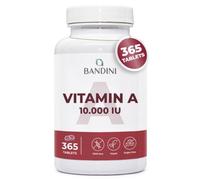 Bandini® Pure Vitamin A, 365 Vegan Microtablets (1+ Year) - Retinyl Acetate | Helps Maintain Normal Skin and Vision, Retinyl-Acetate, Alternative to Vitamin A Drops, Non-GMO