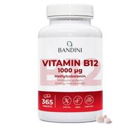 Bandini® Vitamin B12 High Strength | 365 Vegan Tablets for 1 Year's Supply