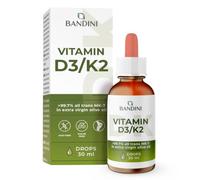Bandini® Vitamin D3 K2 Drops, Extra Virgin Olive Oil EVO, Cholecalciferol