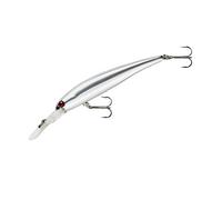 Bandit B-Shad Multi-Species Minnow Jerkbait Fishing Lure, 3.5 Inch, 1/3 Ounce, Chrome Blue Back