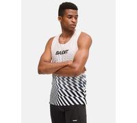 Bandit Drift Mosaic Racing Singlet - Black w/ Chalk - M / Black