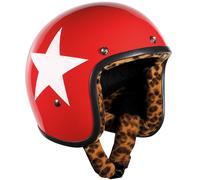 Bandit Jet Star Leo Jet Helmet, red, size M for Women