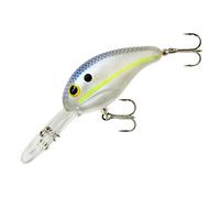 BANDIT LURES Series 300 Crankbait Bass Fishing Lures, Fisghing Accessories, Dives to 12-feet Deep, 2', 1/4 oz, Chartreuse Shad, (BDT3RS10)