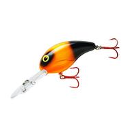 Bandit Lures Series 300 Crankbait Bass Fishing Lures, Fisghing Accessories, Dives to 12-feet Deep, 2", 1/4 oz, JackoLantern, (BDT3)