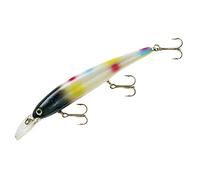 BANDIT LURES Walleye Shallow Minnow Jerkbait Fishing Lure, Fishing Accessories, Dives ro 12-feet Deep, Fruit Dots, 4.5 Inch, 5/8 Ounce, (BDTWBS166)