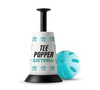 Bandit Sports Tee Popper Softball, Durable Nylon Strength, Batting Tee for Perfect Swings, Softball Training for Hitting Without a Pitcher, 1 Popper Softball Included