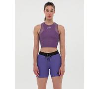 Bandit Women's Stamina Race Crop - Deep Peri Blue w/ Rust - L / Blue