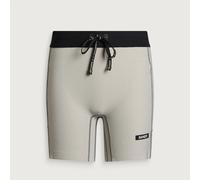 Bandit Women's Striped Cadence™ 5” Compression Short Plaster/Slate Medium