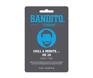 Bandito by masque BAR - Chill A Minute.Or 30 Cream Mask for Men - Pore Refining Face Mask for More Even Complexion - Made in Korea