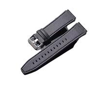 BANDKIT 22mm Leather Straps Band For HUAWEI Watch GT 2 Pro GT2 2e Smart Watch Band Replacement Bracelet GT 3 46mm GT Runner Accessories (Color : Leather black, Size : For Huawei GT 2 Pro)