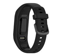 BANDKIT 3Pcs Soft Silicone Bands for Garmin Vivosmart 5 Straps Replacement Sport Colourful Strap for Vivosmart 5 Wristbands (Color : Black)