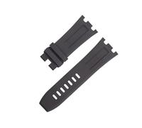 BANDKIT For AP Strap For Audemars And Piguet Belt 15710/15703 Not Qucik Release 28mm Nature Fluorine Soft FKM Rubber Bracelet Accessories Watch Band(Gray)