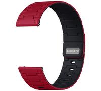 Bandletic 20mm Magnetic Strap Compatible with Garmin Vivoactive 6/5/3/Forerunner 55/165/245/Venu sq, for Samsung Galaxy Watch 7/6/5/4/FE 40mm 44mm/Watch 5 Pro 45mm/6 Classic/4 Classic/Active Men Women