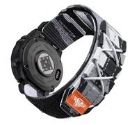 Bandletic 22mm Watch Strap Compatible with Garmin Fenix 6 Pro/6/Fenix 7/7 Pro/8/E/5/5 Pro Strap,Tactical Rugged Nylon QuickFit Sport Wrist Band for Instinct 3 2/Epix 2 Pro/Forerunner 965/955/945, Camo