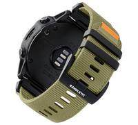 Bandletic 26mm Strap Compatible with Garmin Fenix 6X Pro/6X/7X/7X Pro/Fenix 8 51mm Strap,QuickFit Nylon Durable Soft Sport Military Band for Instinct 2X Solar/Epix Pro Gen 2 51mm/Fenix 5X/Plus/Fenix 3