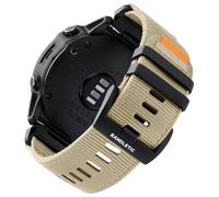 Bandletic 26mm Strap Compatible with Garmin Fenix 6X Pro/6X/7X/7X Pro/Fenix 8 51mm Strap,QuickFit Nylon Durable Soft Sport Military Band for Instinct 2X Solar/Epix Pro Gen 2 51mm/Fenix 5X/Plus/Fenix 3