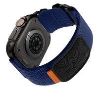 Bandletic Compatible with Apple Watch SE3/SE2 Straps - Soft Nylon Loop Strap for Ultra 3 2 1, 49mm 46mm 45mm 44mm 42mm(Series 3/2/1) Sport Watch Bands for iWatch Series 11/10/9/8/7/6/5/4, Blue