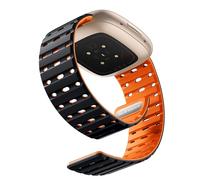 Bandletic Compatible with Fitbit Versa 4 Strap/Fitbit Versa 3/Fitbit Sense/Sense 2 Straps for Women Men, Soft Magnetic Silicone Sport Replacement Band for Fitbit Versa 4/3/Sense 2/Sense