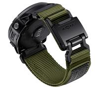 Bandletic Compatible with Garmin Fenix 7X 6X Pro/Fenix 8 51mm/5X Plus/3 HR Strap, 26mm Quick Fit Nylon Strap with Magnetic Fidlock V-Buckle for Garmin Epix/Tactix/Descent/Enduro/Instinct 2X/Quatix 3