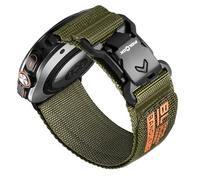 Bandletic Compatible with Samsung Galaxy Watch Ultra 47mm(2024/2025) Strap with Magnetic Fidlock V-Buckle,Nylon Soft Breathable Sport Adjustable Replacement bands for Galaxy Watch Ultra 47mm,Armygreen