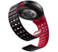 Bandletic Magnetic Strap Compatible with Samsung Galaxy Watch 7 6 5 4 44mm 40mm, Soft Silicone Replacement Bands for Galaxy Watch 6 Classic 43mm 47mm/ 5 Pro 45mm/ 4 Classic 42mm 46mm Black Red