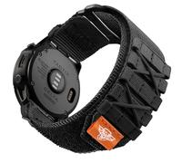 Bandletic Quick Fit 22mm 26mm Strap Compatible with Garmin Watch Strap | Rugged Nylon Soft Tactical Sport Wristband for Fenix/Instinct/Tactix Delta/Descent/Epix Pro/Enduro/Quatix/Forerunner/Approach