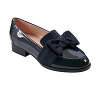 Bandolino Women's Lindio Loafer, Navy Patent 401, 7 UK