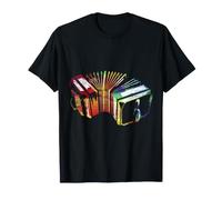 Bandoneon Squeezebox Accordion - Diatonic Tango Music Art T-Shirt