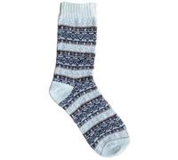 Bandorini Fair Isle Cashmere Wool Socks for Men, Spring/Autumn/Winter Warm Men's Socks, One size fits UK 6-11 (UK, Alpha, One Size, Regular, Regular, Grey)