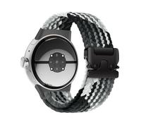 BandRain Braided Bands Compatible with Google Pixel Watch 3 41mm/Pixel Watch 2 Band/Google Pixel Watch Band, Upgraded Metal Lugs with Parachute-style Buckle, Stretchy Nylon Sport Straps for Women Men