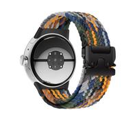 BandRain Braided Bands Compatible with Google Pixel Watch 3 41mm/Pixel Watch 2 Band/Google Pixel Watch Band, Upgraded Metal Lugs with Parachute-style Buckle, Stretchy Nylon Sport Straps for Women Men