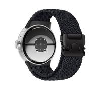 BandRain Braided Bands Compatible with Google Pixel Watch 3 41mm/Pixel Watch 2 Band/Google Pixel Watch Band, Upgraded Metal Lugs with Parachute-style Buckle, Stretchy Nylon Sport Straps for Women Men