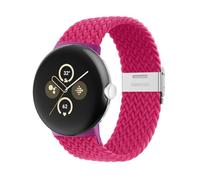 BandRain Stretchy Braided Bands Compatible with Google Pixel Watch 3 41mm/Pixel Watch 2 Band/Google Pixel Watch Band - Upgraded Connector - Elastic Nylon Breathable Sport Straps for Women Men