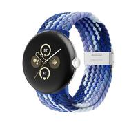 BandRain Stretchy Braided Bands Compatible with Google Pixel Watch 3 41mm/Pixel Watch 2 Band/Google Pixel Watch Band - Upgraded Connector - Elastic Nylon Breathable Sport Straps for Women Men