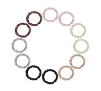 Bands 12 Packs for Woman| Hair Ties| Girls, Skinny Satin Fabric Hair Scrunchies, Small Ponytail Holders No Damage Breakage for Thin/Thick Curly Long Fine Hair,Small Hair Bands,Satin Hair Ties