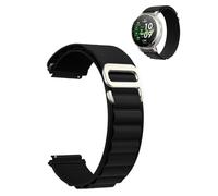 Bands for Amazfit Active 3 Premium Smart Watch,Nylon Sport Wristband for Amazfit Active 3 Premium Smartwatch,Fast-Drying and Sweat-Wicking Replacement Smartwatch Strap,Adjustable Wristband,Black