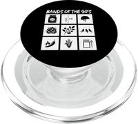 Bands Of The 90s Rock Music Lover Heavy Metal Rock N Roll PopSockets PopGrip for MagSafe