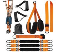 Bands to support pull-up bars, strength training straps for assisted pull-ups, strengthening core muscles, training resistance bands for back, chest, shoulders, arms and