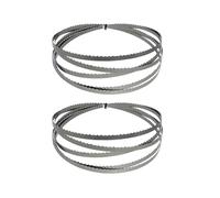 Bandsaw 2pcs 2240x6.35x0.35mm Bandsaw Blade 88-1/4''x1/4"x0.014" 6 TPI Woodworking Band Saw Blades for Non-Ferrous Metals Plastic