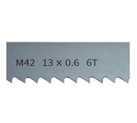 Bandsaw blades, 3pcs 1140mm 13 0.65mm 44-7/8" 1/2" 0.025" 10/14 TPI M42 Bi-Metal Portable Bandsaw Blade Band Saw Blades(6 Tpi)