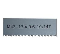 Bandsaw blades, 3pcs 1140mm 13 0.65mm 44-7/8" 1/2" 0.025" 10/14 TPI M42 Bi-Metal Portable Bandsaw Blade Band Saw Blades(10 and 14 Tpi)
