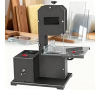 Bandsaw Compact Table Saw - 800W, Adjustable 0-45° Bevel, Straight-Line Cutting, 70mm Cutting Height, 90mm Throat for Model Making and Small Parts