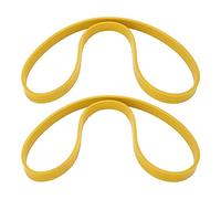 Bandsaw Wheel Tires, 25.4 cm Woodworking Band Saw, Yellow, Pack of 2 | Restores Blade Tracking And Reduces Vibration, Uniform Traction Reduces Blade Slippage, Durable Rubber For Workshop Garage Sh