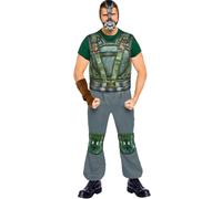 Bane Costume Men Adult Batman Suit Adults Villain Halloween Dark Knight Horror