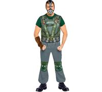 Bane Costume Men Adult Batman Suit Adults Villain Halloween Dark Knight Horror